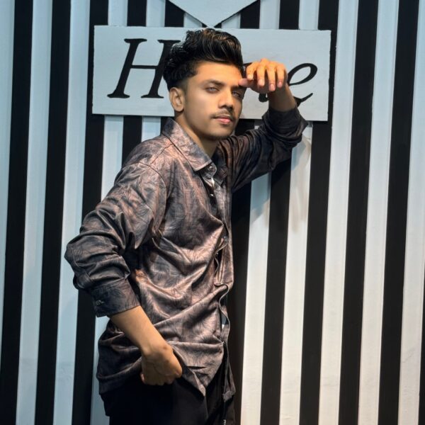 black print shirt