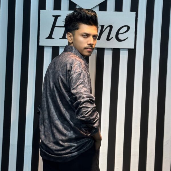 black print shirt