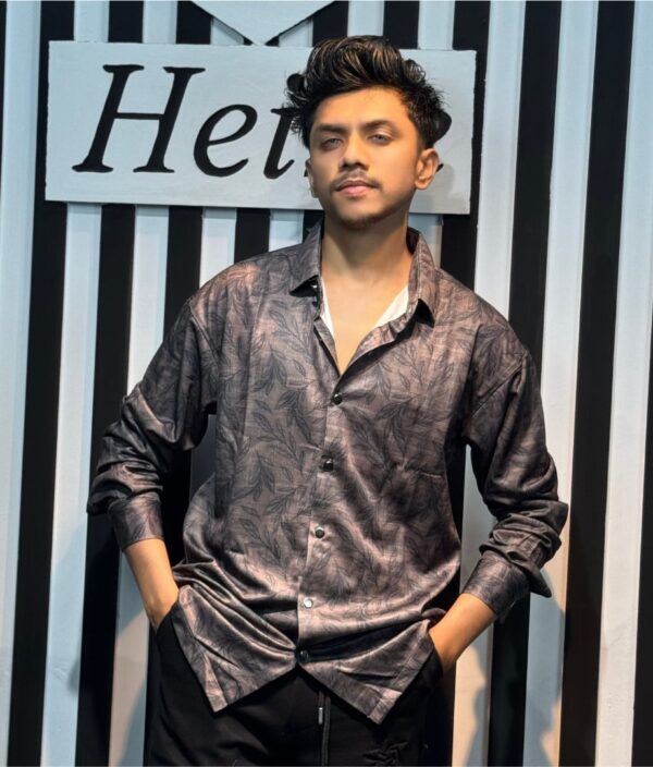 black print shirt