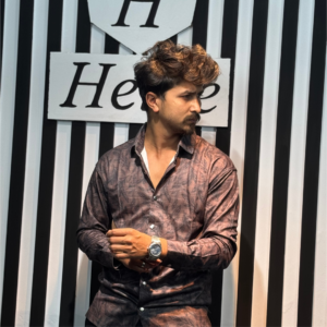 formal print shirt