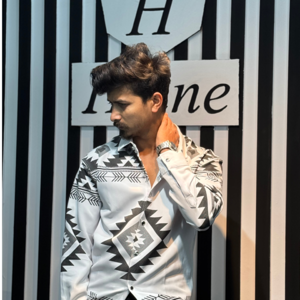 white full sleeve shirt