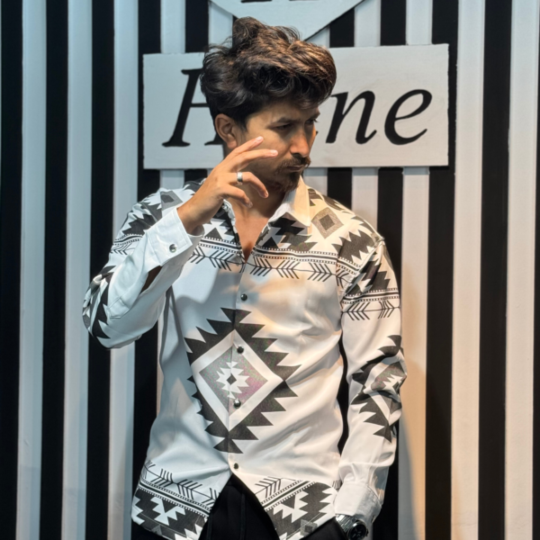 white full sleeve shirt