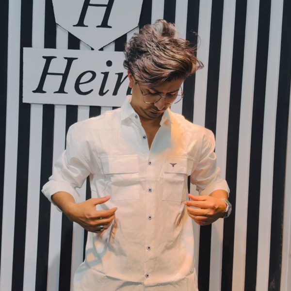 white shirt