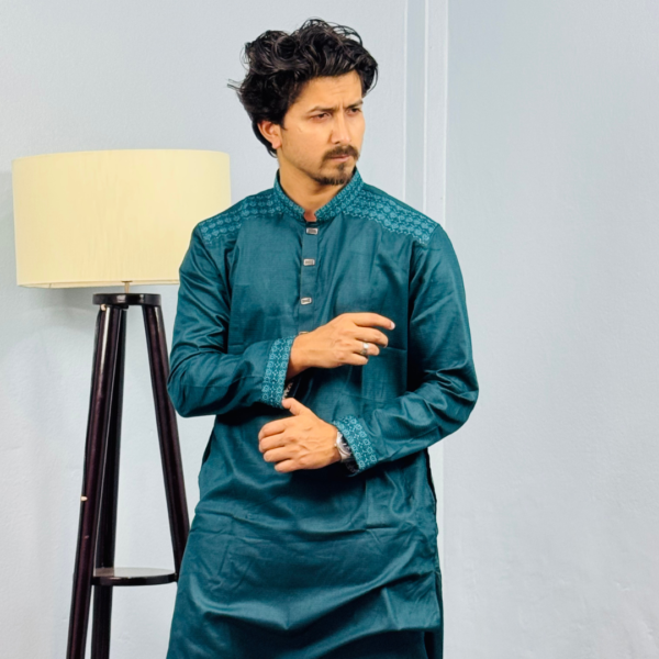 Pakistani premium panjabi (sea green)